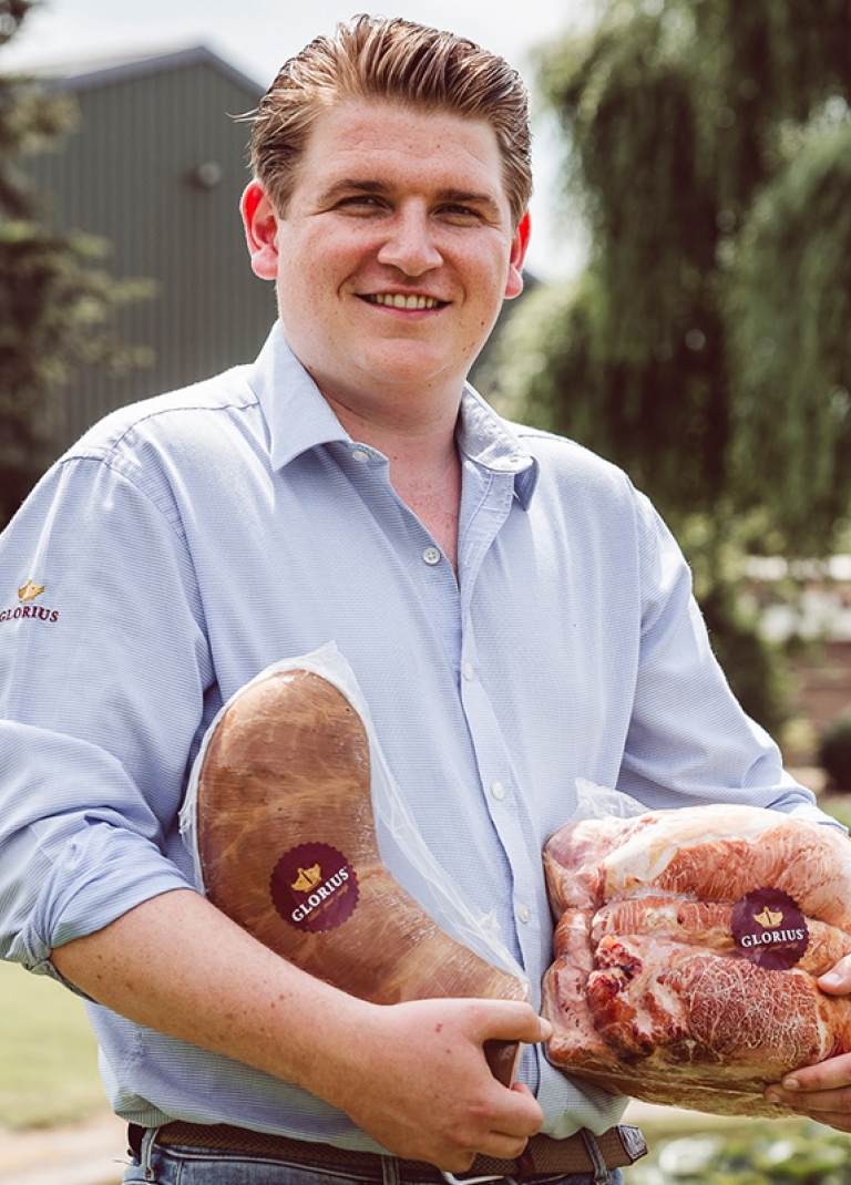 Zoon Charles met charcuterie Glorius-Laeremans